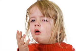 Как лечить язык у ребенка сухой кашель